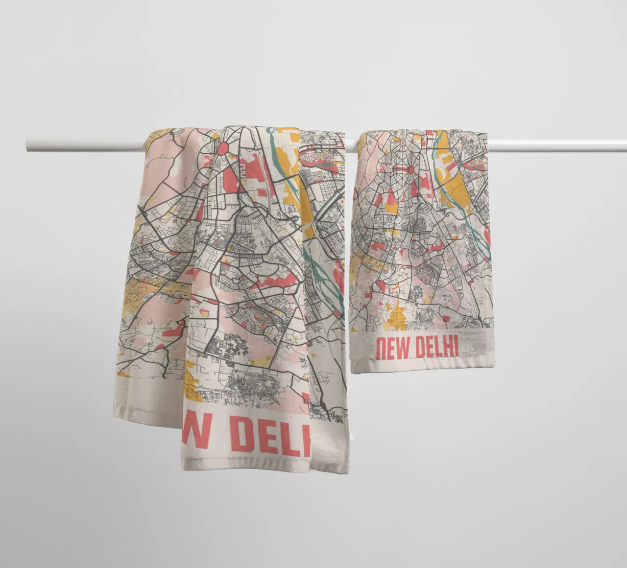 NEW DELHI towel by Travelstudio