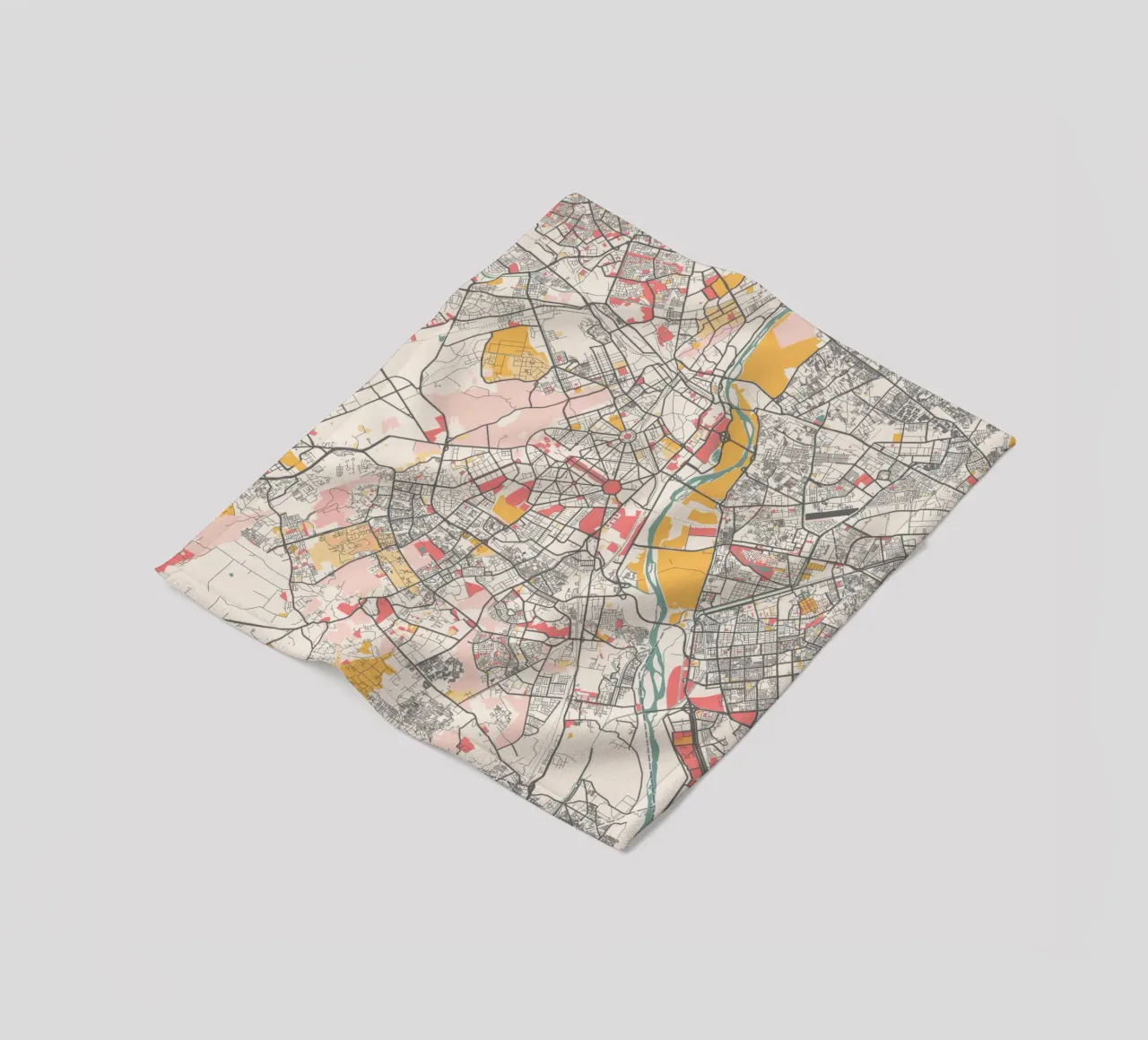 NEW DELHI fleece blanket by Travelstudio