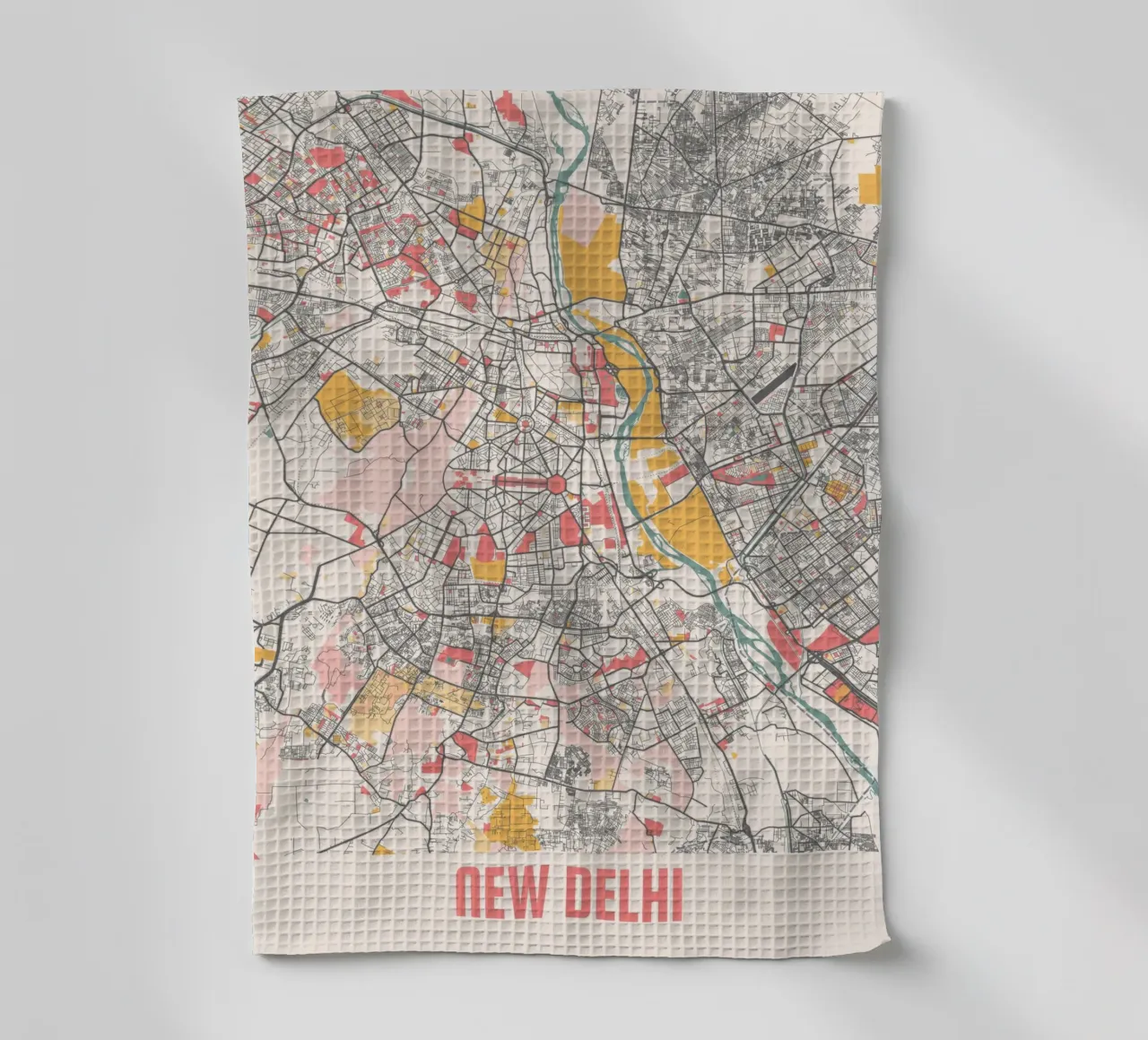 NEW DELHI tea towel by Travelstudio