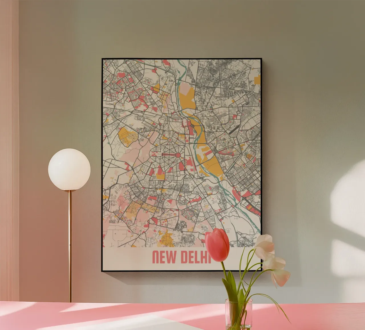 NEW DELHI acrylic glass by Travelstudio