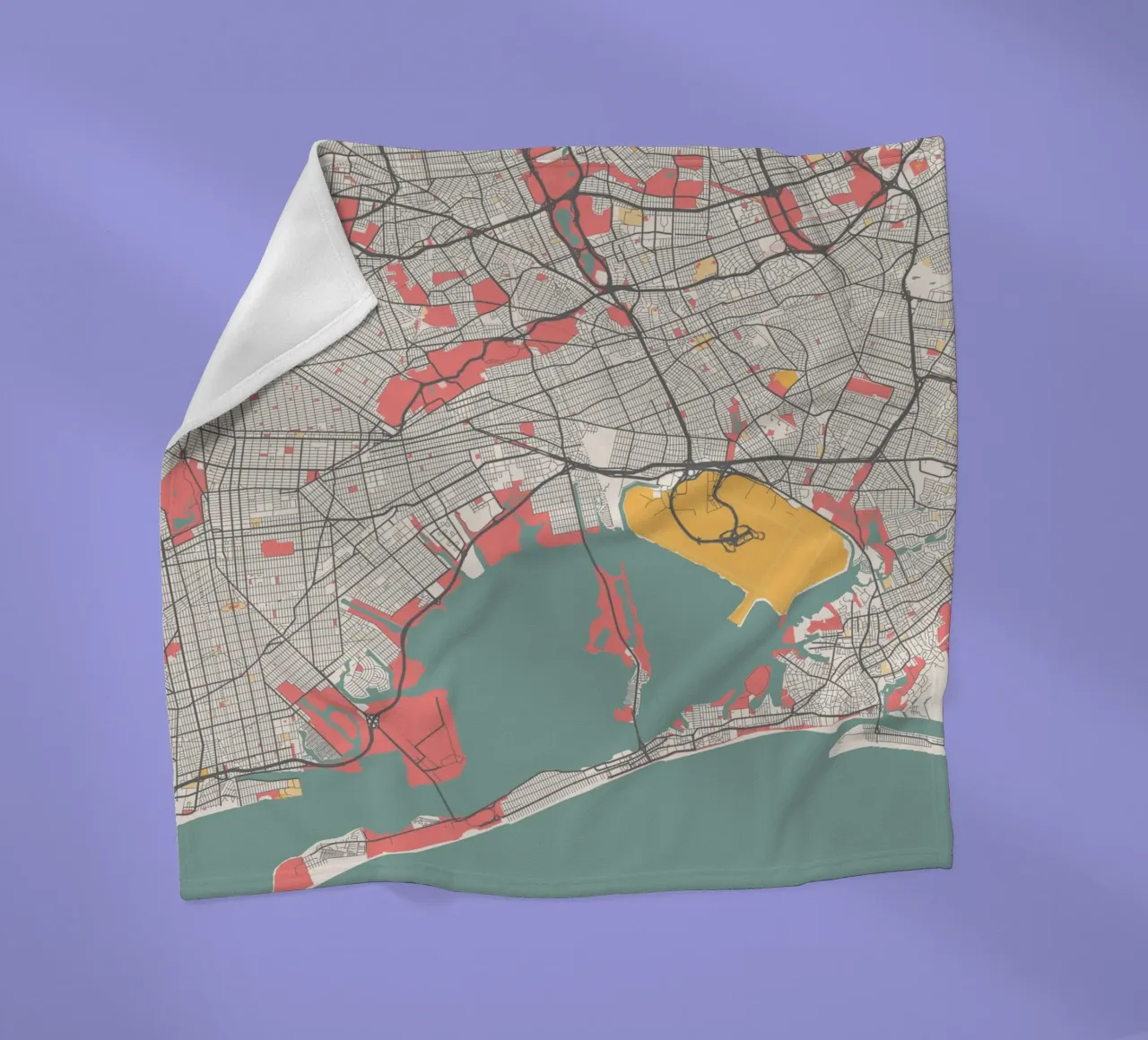 NEW YORK fleece blanket by Travelstudio
