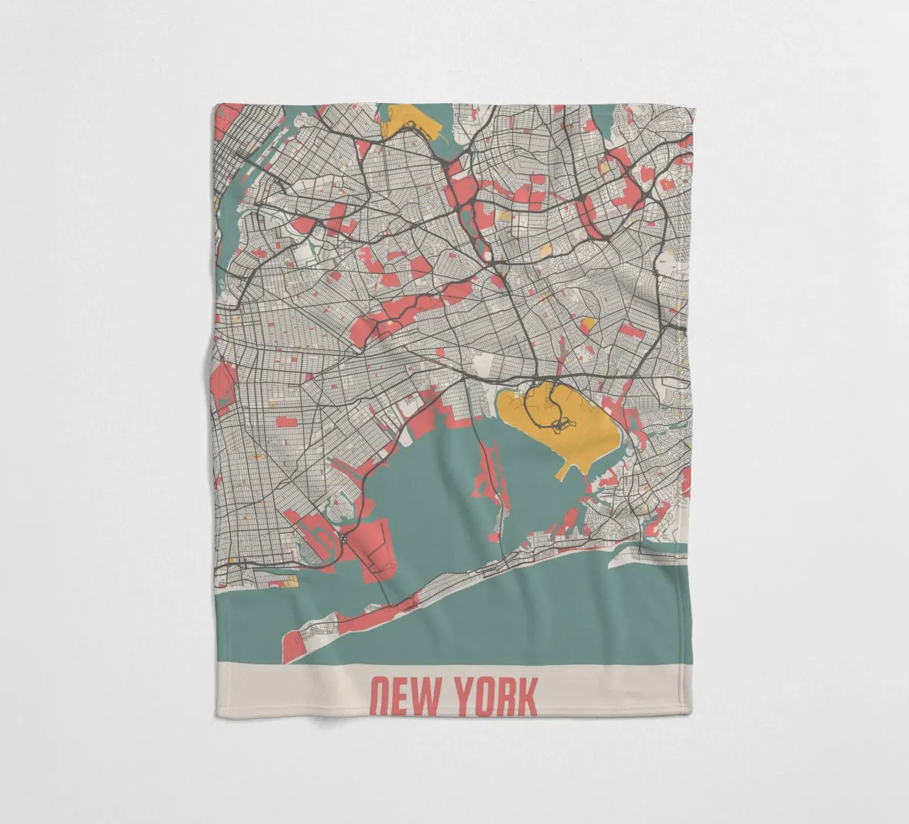 NEW YORK fleece blanket by Travelstudio