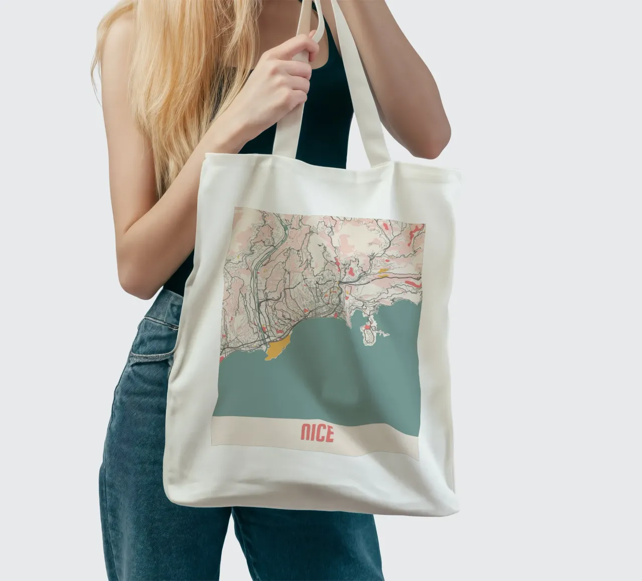 NICE borsa in juta da Travelstudio
