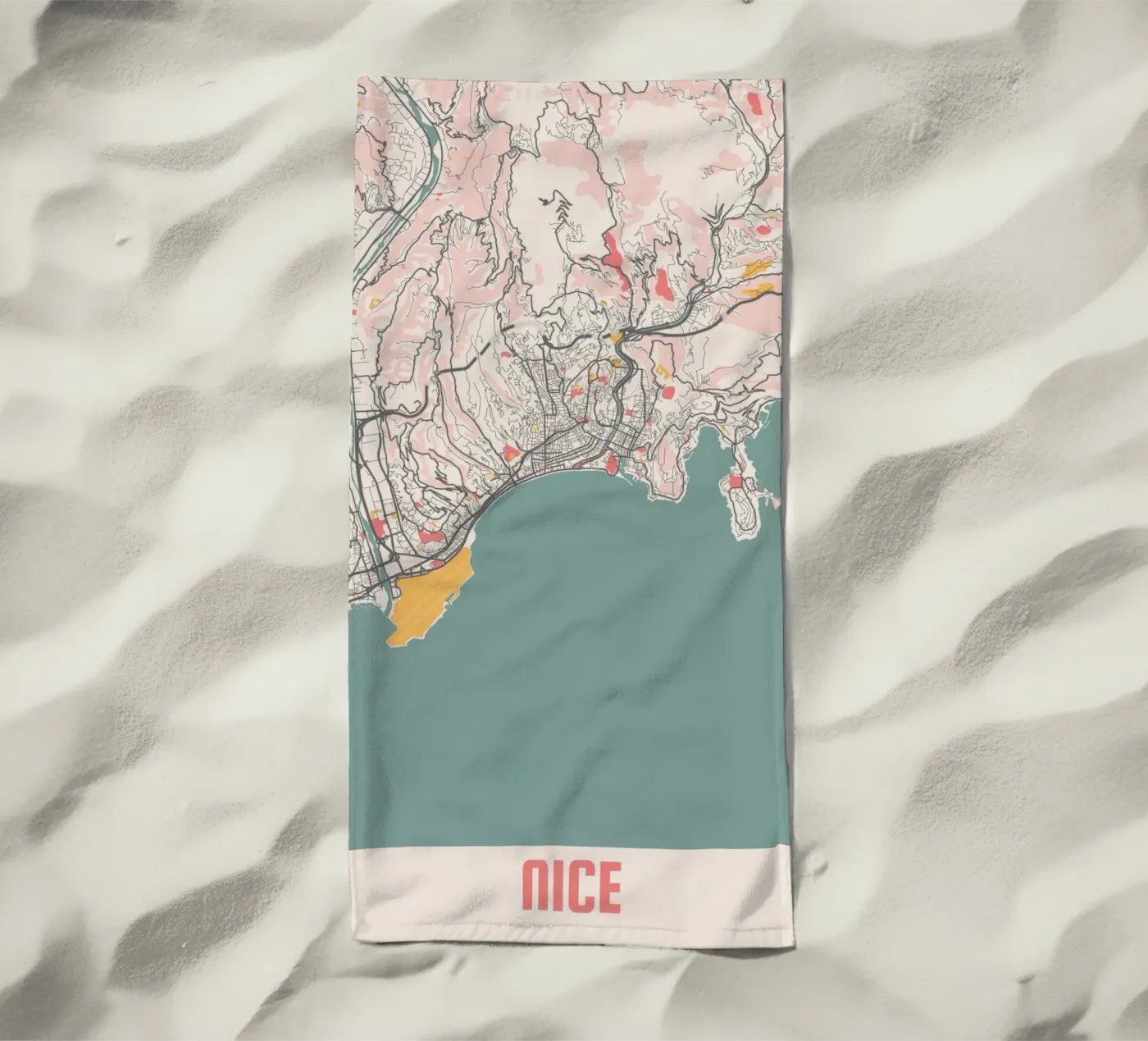 NICE Strandtuch von Travelstudio