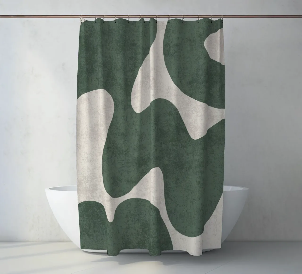 Fluid Harmony Duschvorhang von DesignArt