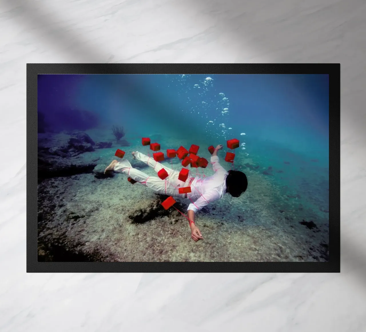 Red Squares zerbino da James Cooper