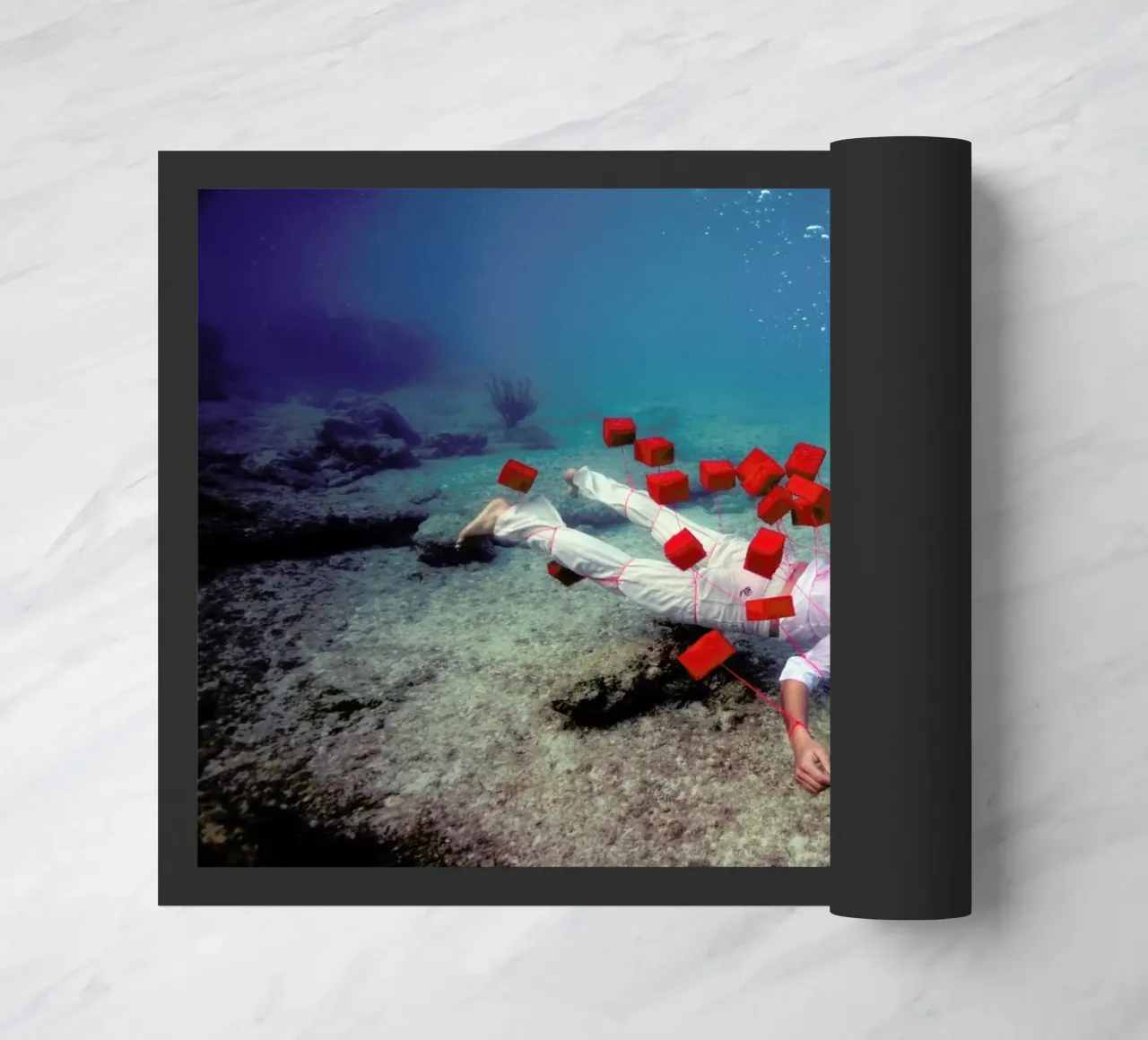 Red Squares zerbino da James Cooper