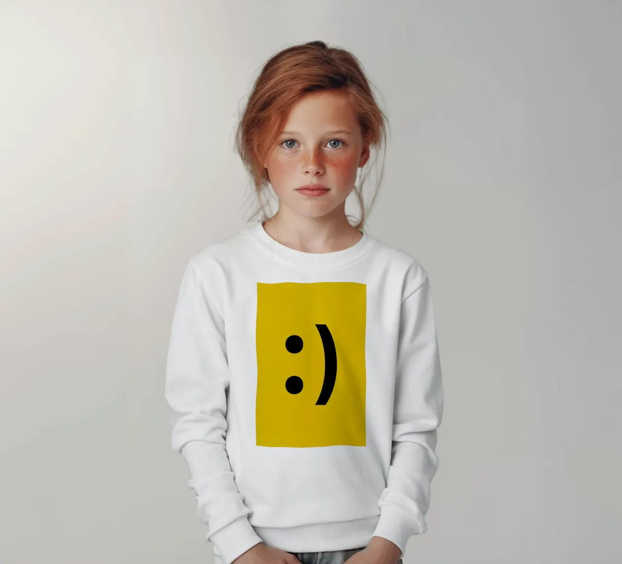 Smiley felpa bambino da LeDieg
