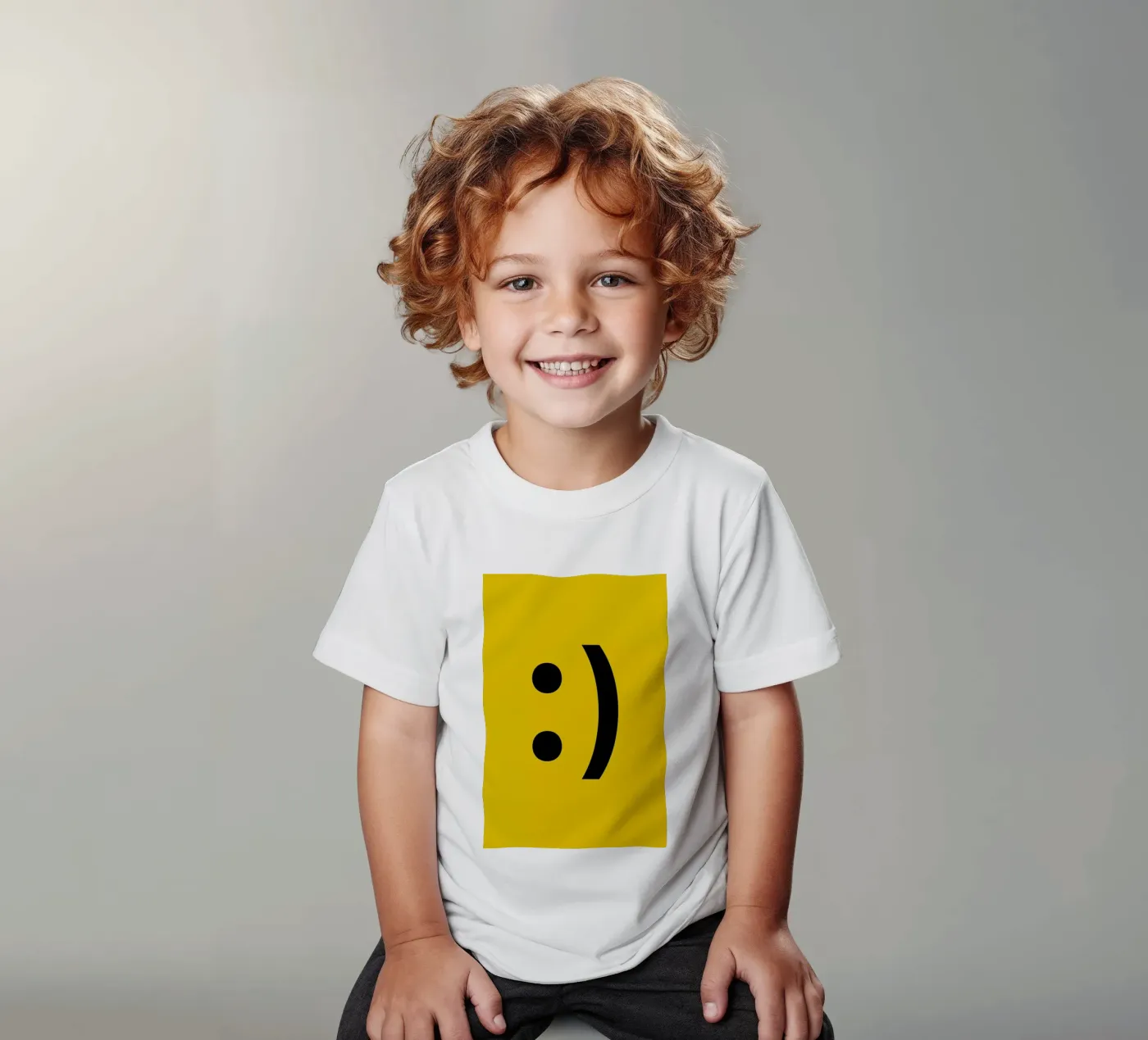 Smiley kinder t-shirt van LeDieg