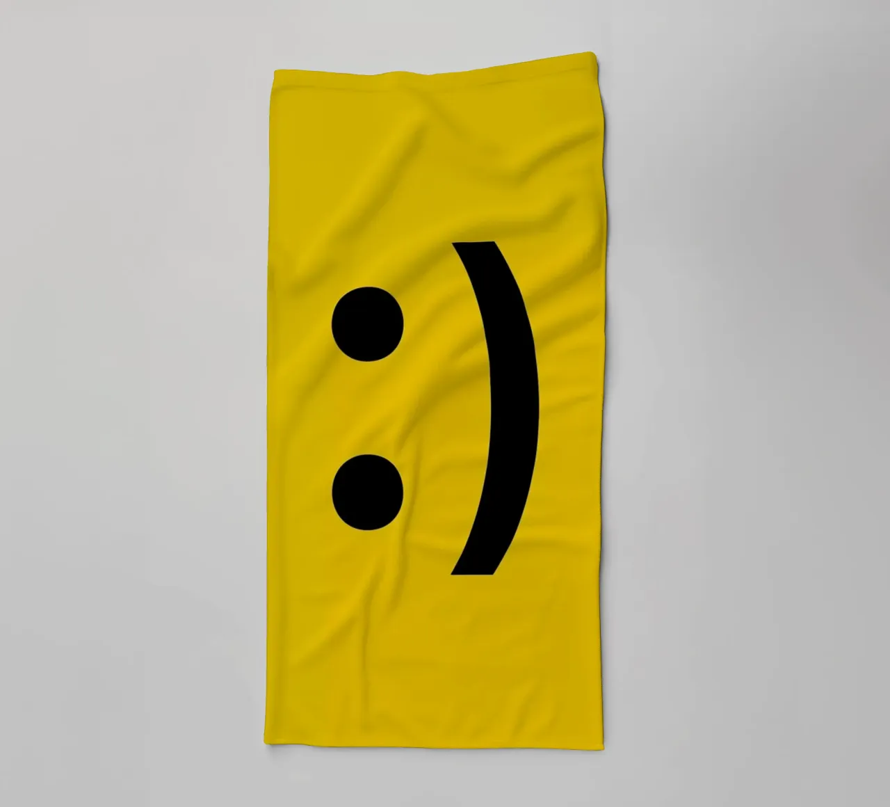 Smiley towel by LeDieg