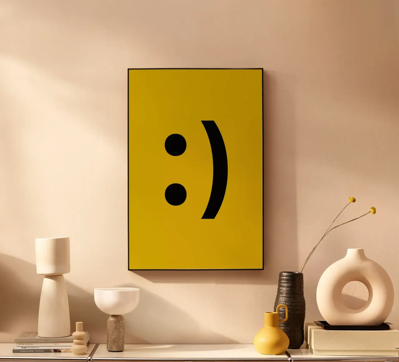 Smiley acryl van LeDieg