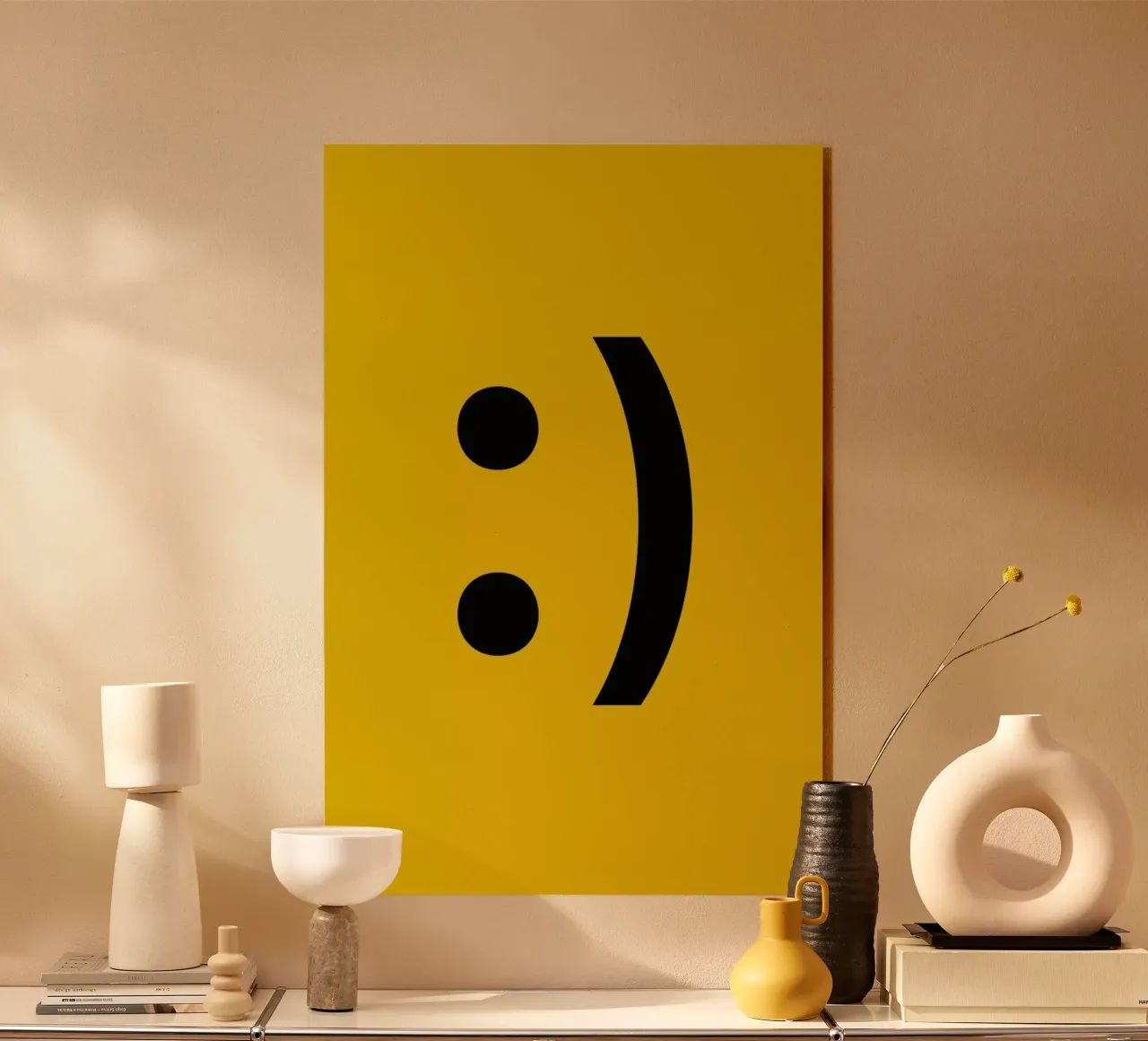 Smiley acryl van LeDieg