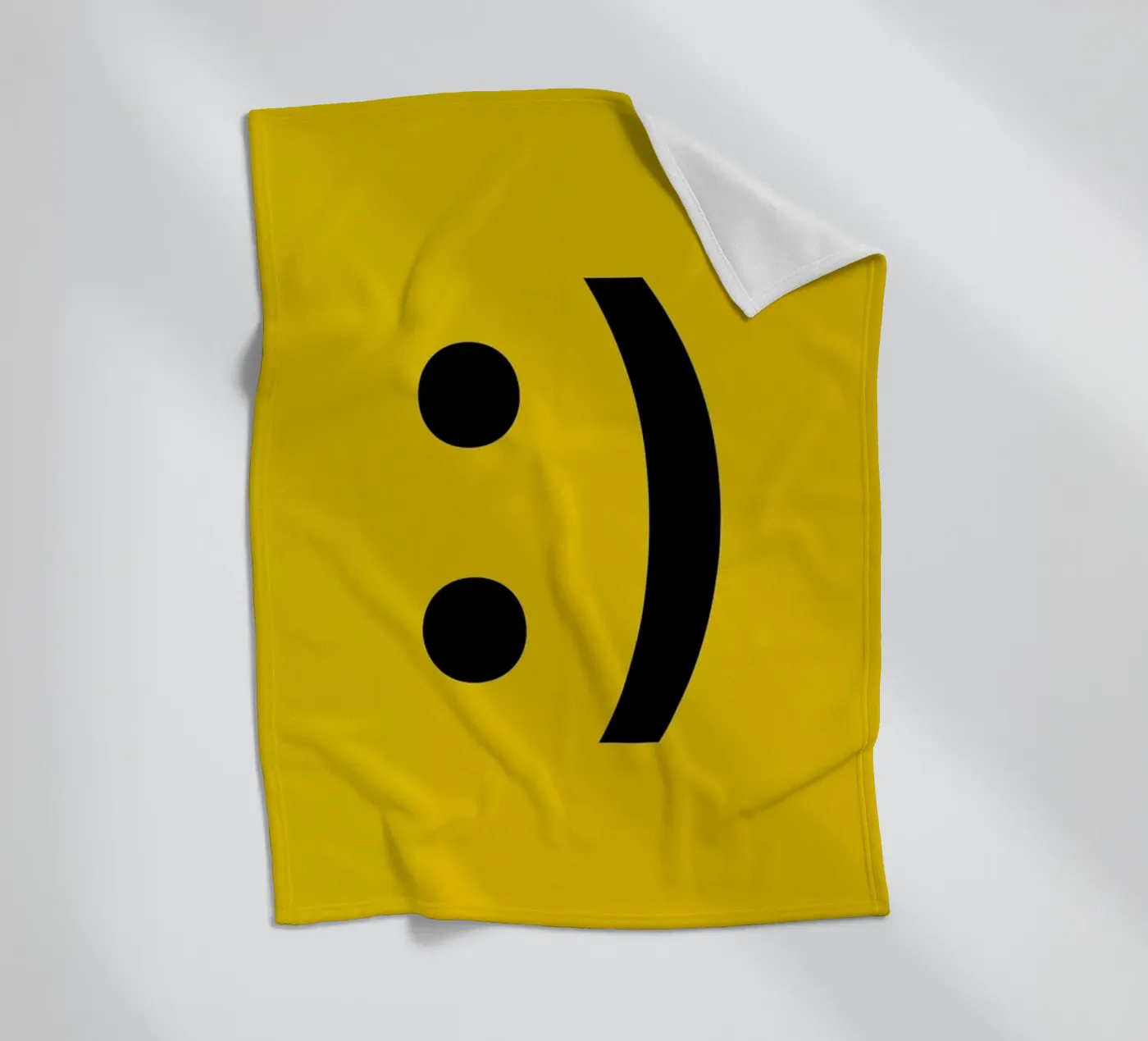 Smiley fleecedeken van LeDieg