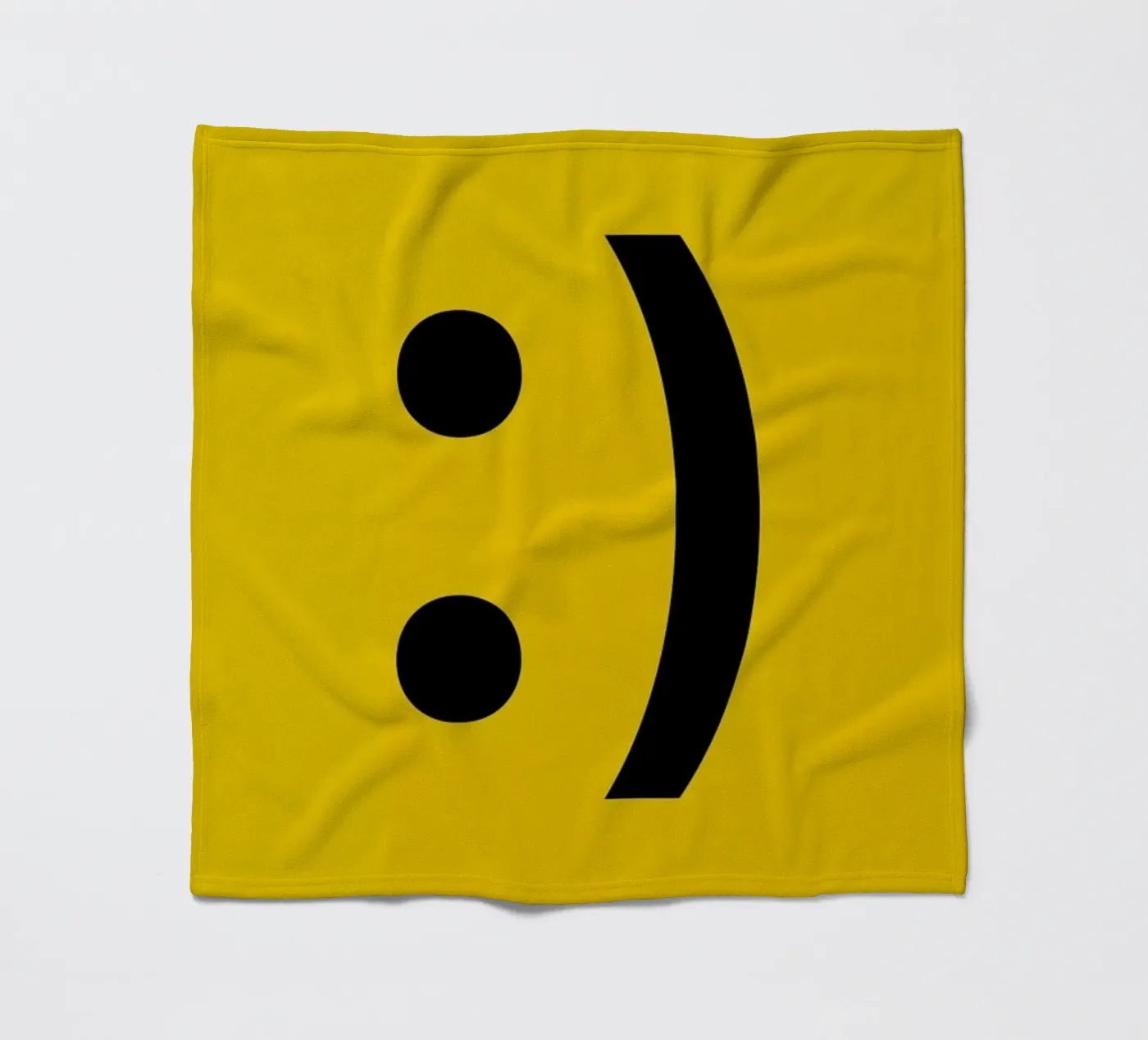 Smiley fleecedeken van LeDieg