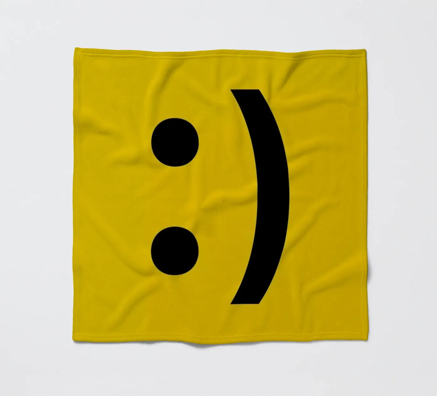 Smiley fleecedeken van LeDieg