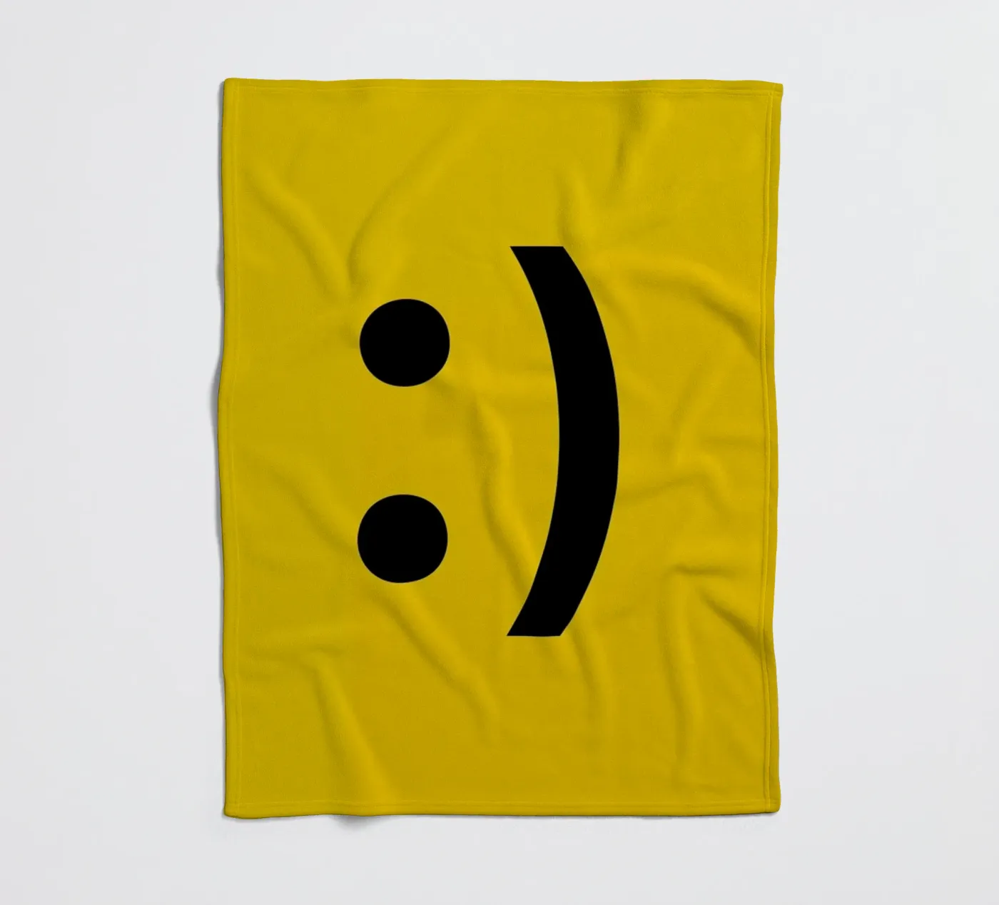 Smiley fleecedeken van LeDieg