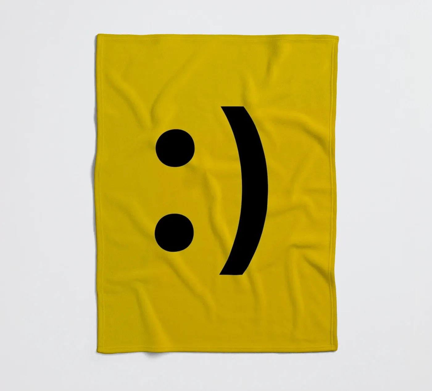 Smiley fleecedeken van LeDieg