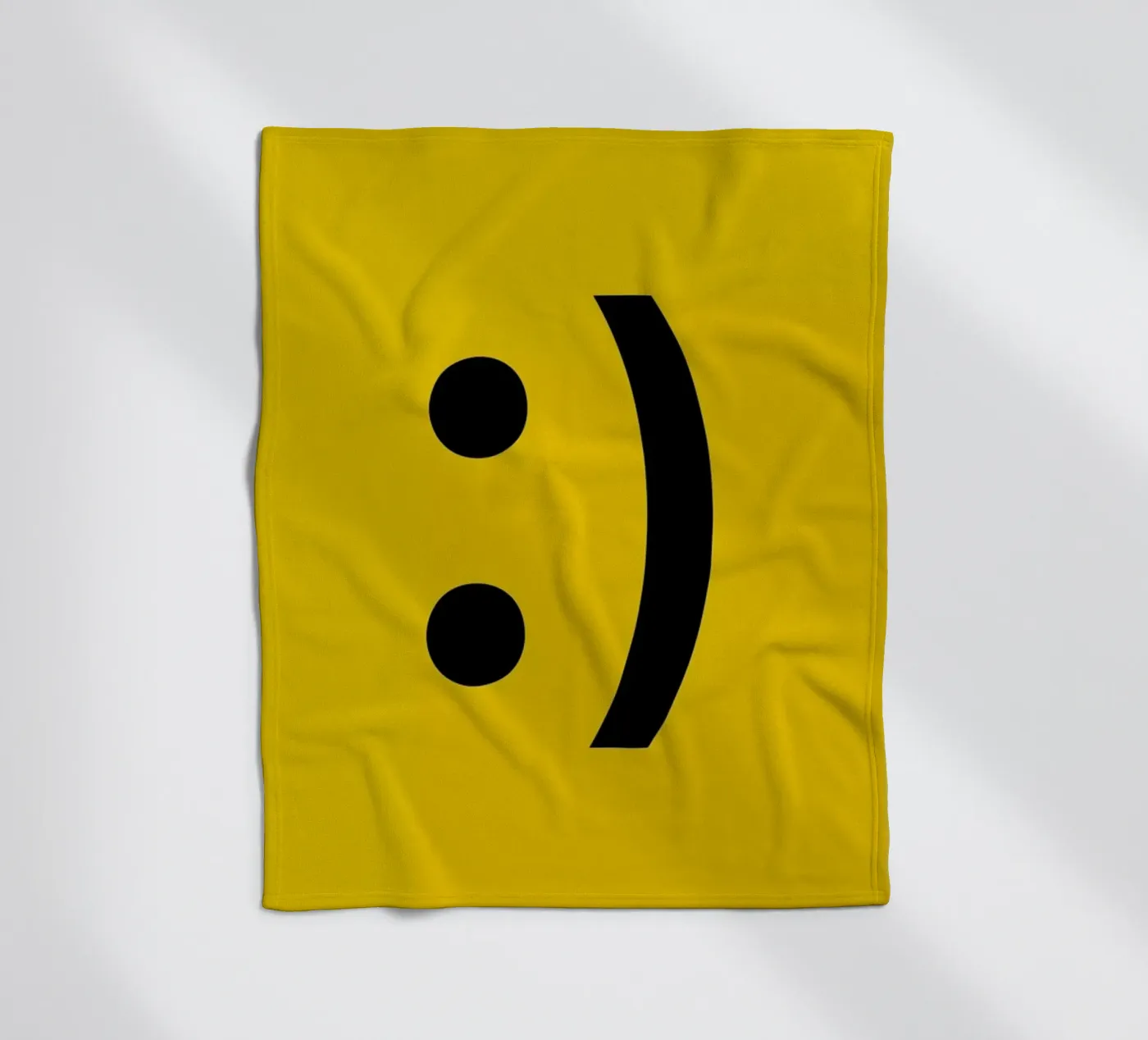 Smiley fleecedeken van LeDieg