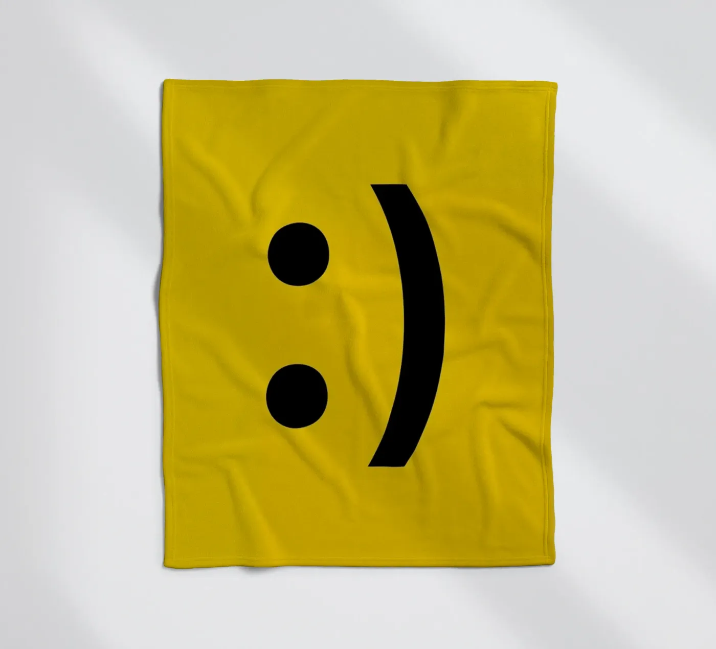 Smiley fleecedeken van LeDieg