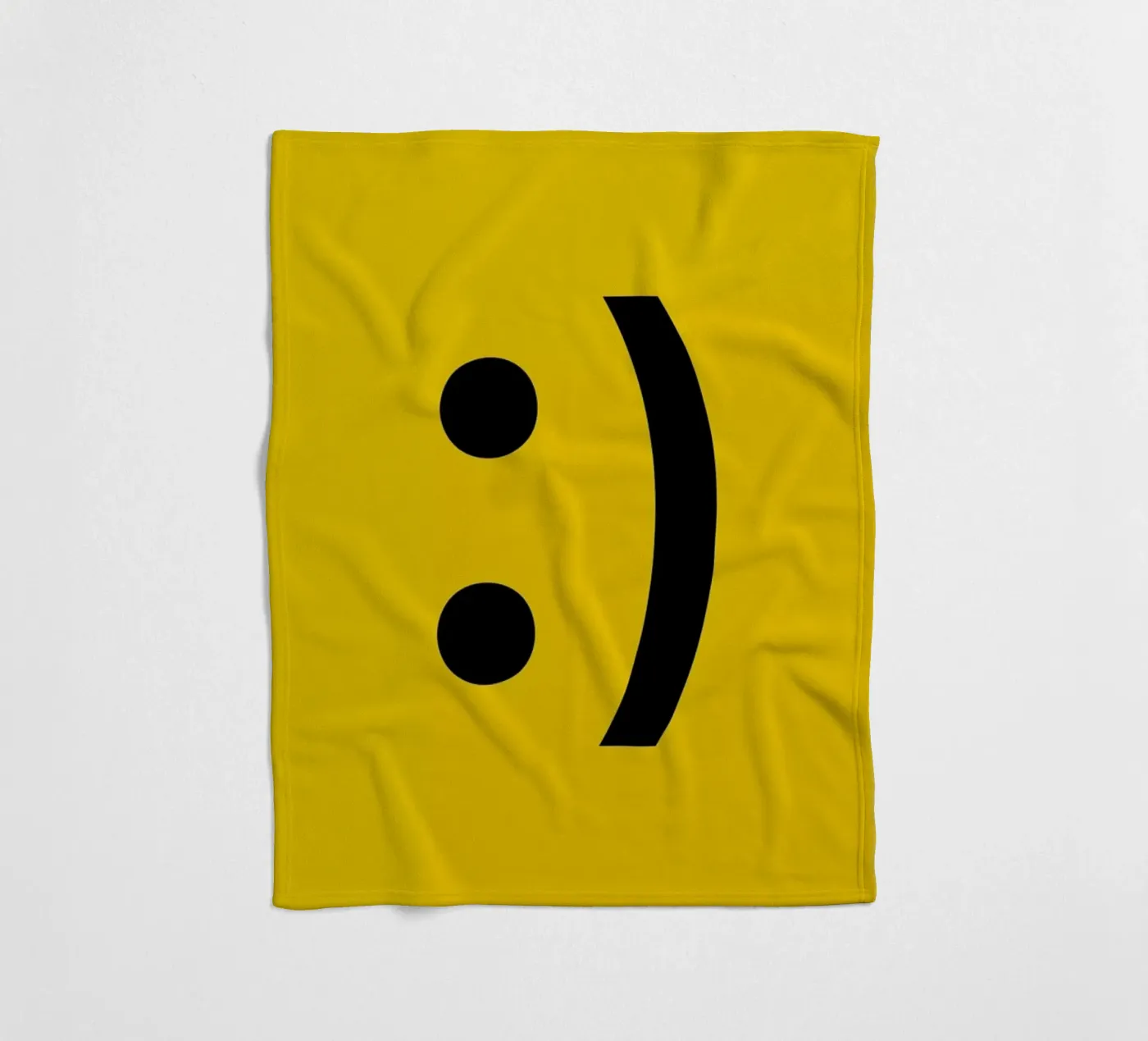 Smiley fleecedeken van LeDieg