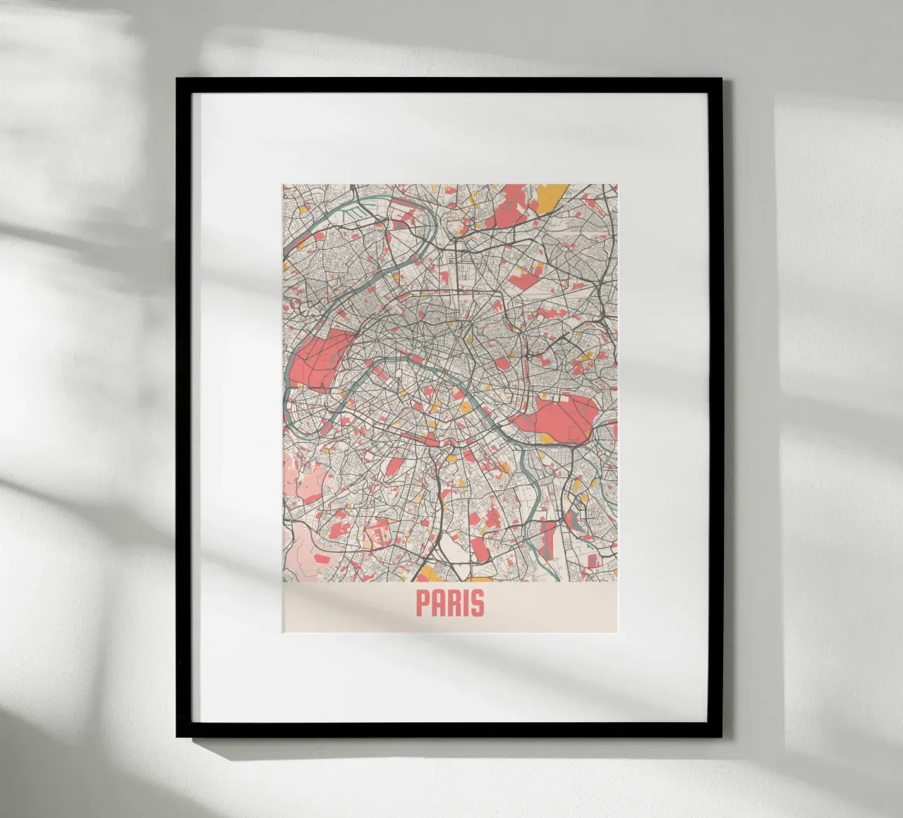 PARIS poster con telaio in legno da Travelstudio