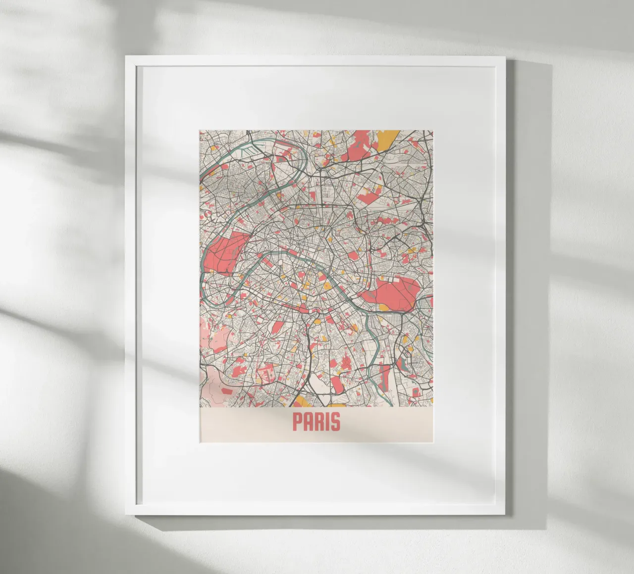PARIS poster con telaio in legno da Travelstudio