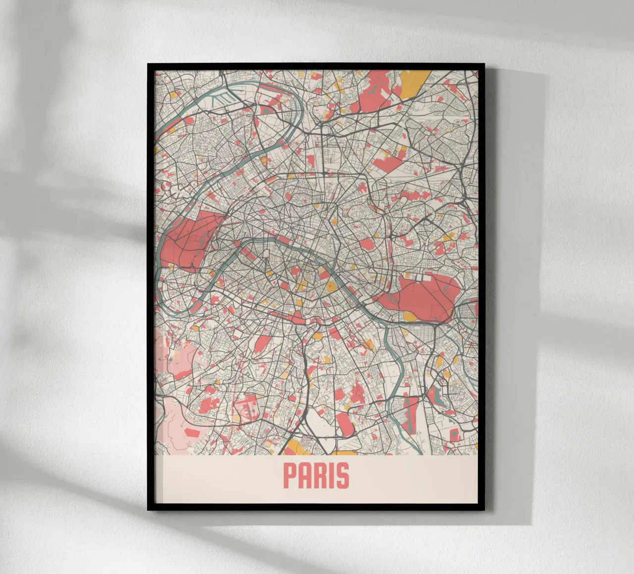 PARIS poster con telaio in legno da Travelstudio