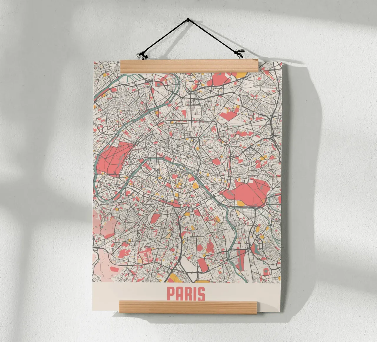 PARIS poster con telaio in legno da Travelstudio