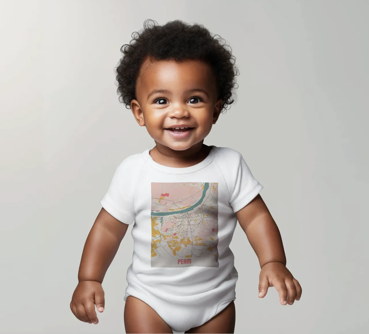 PERM body neonato maniche corte da Travelstudio