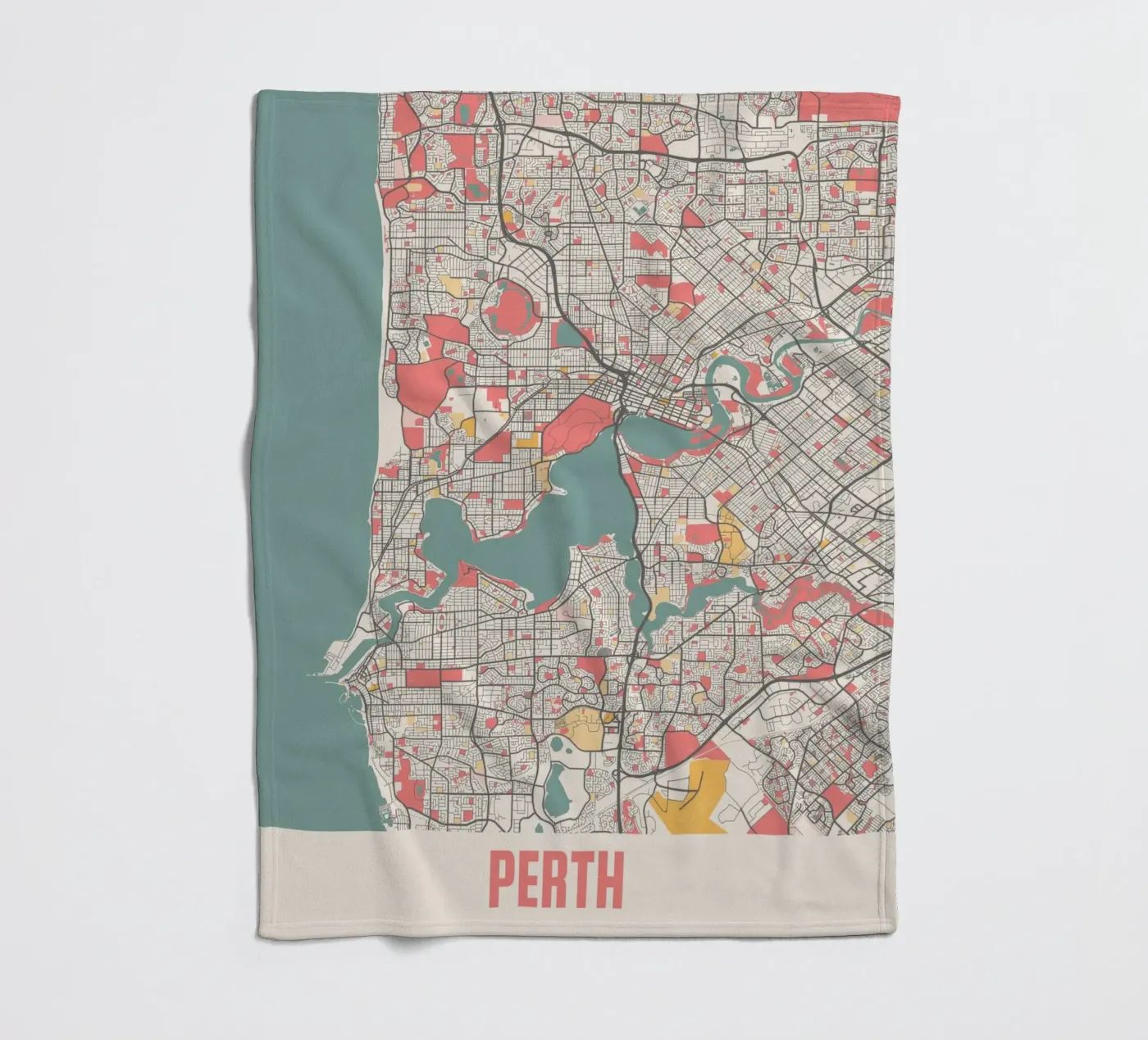 PERTH fleecedeken van Travelstudio