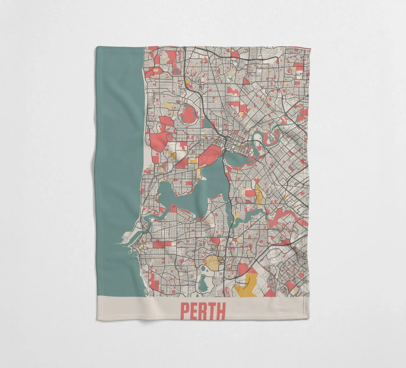 PERTH fleecedeken van Travelstudio