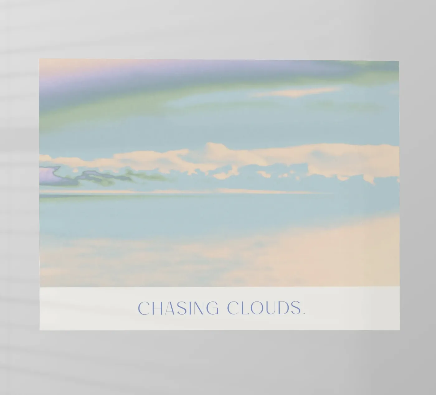 Chasing Clouds Backlit Folie von treechild