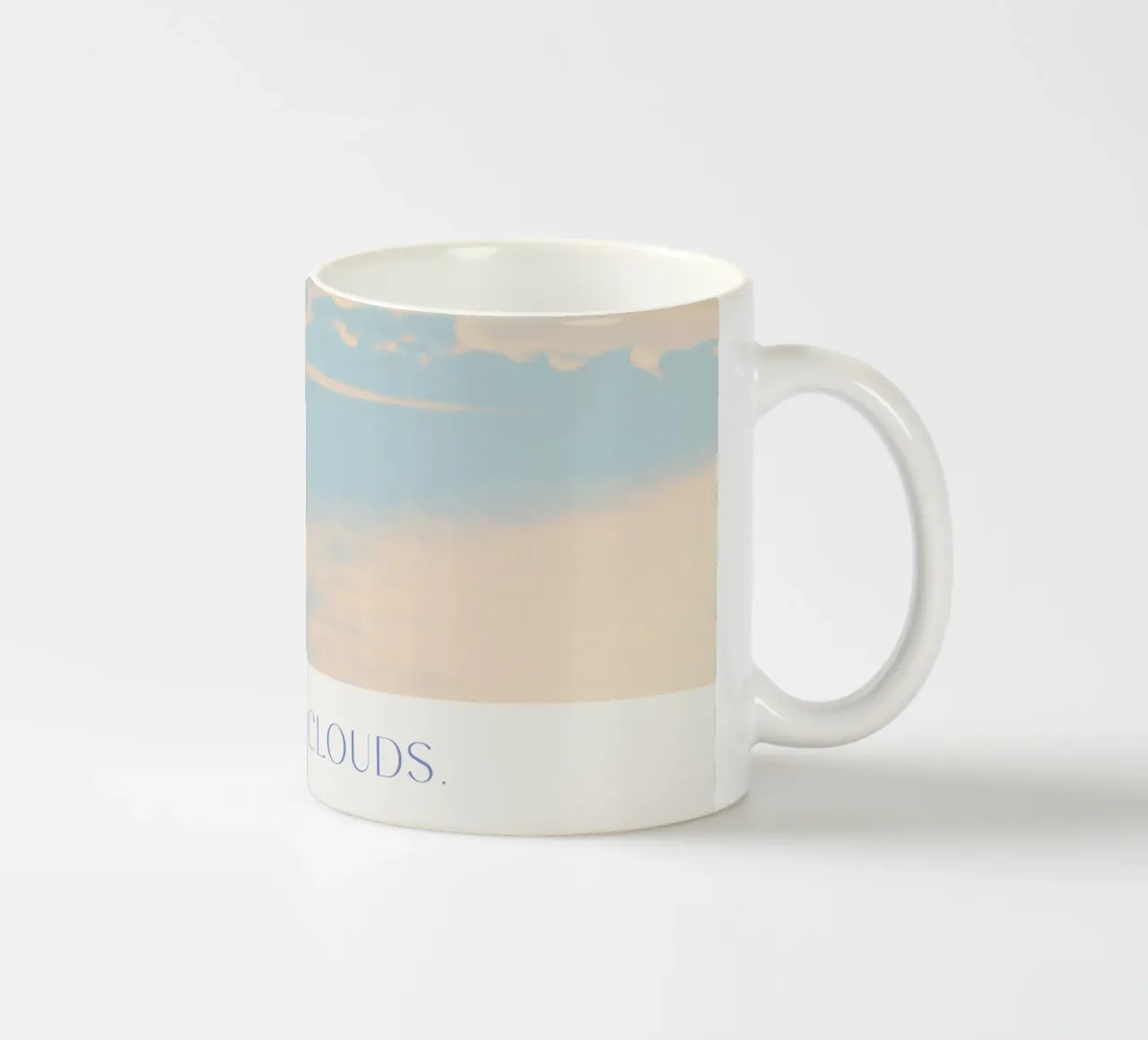 Chasing Clouds Keramik Tasse von treechild