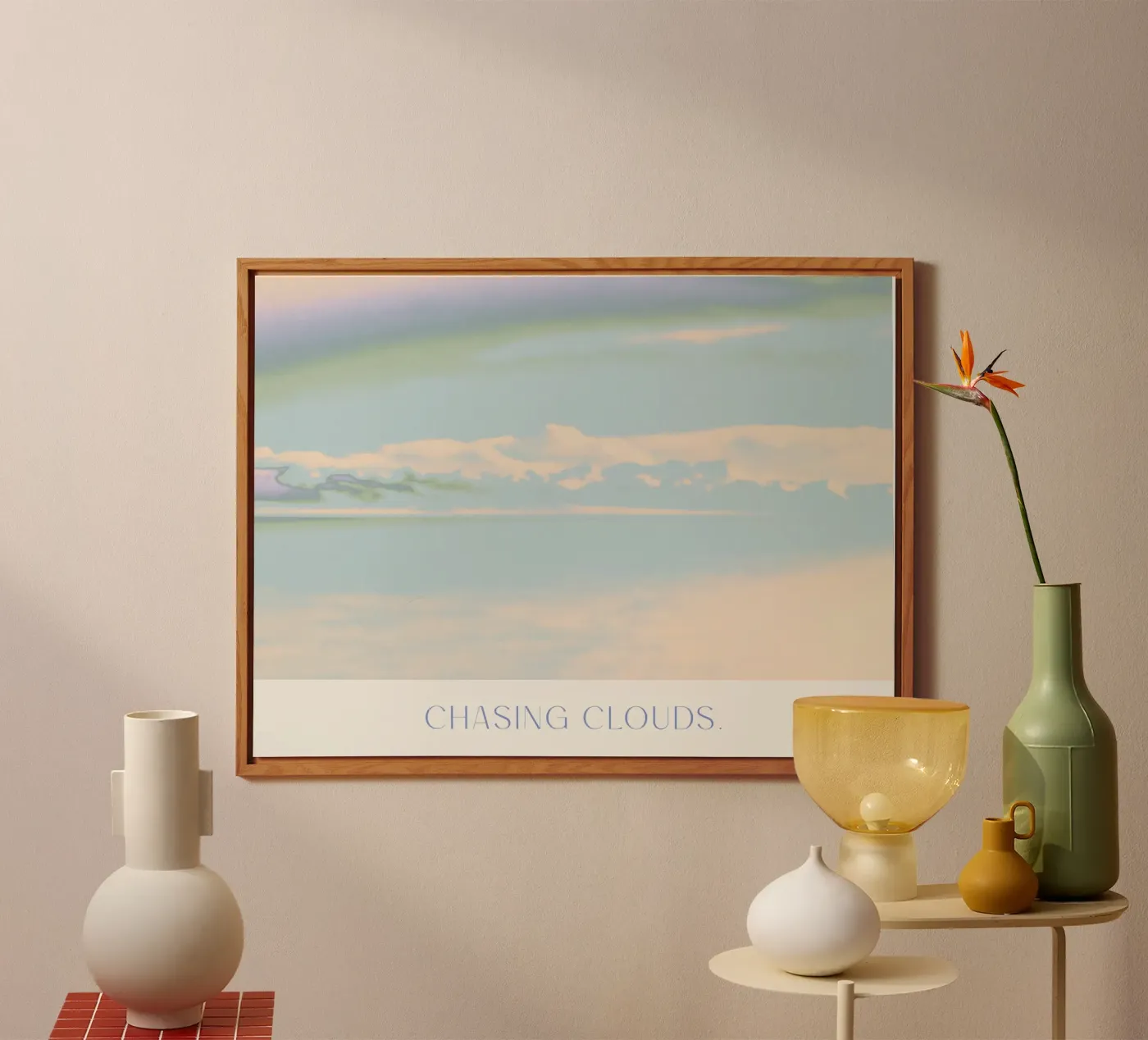 Chasing Clouds alluminio dibond da treechild