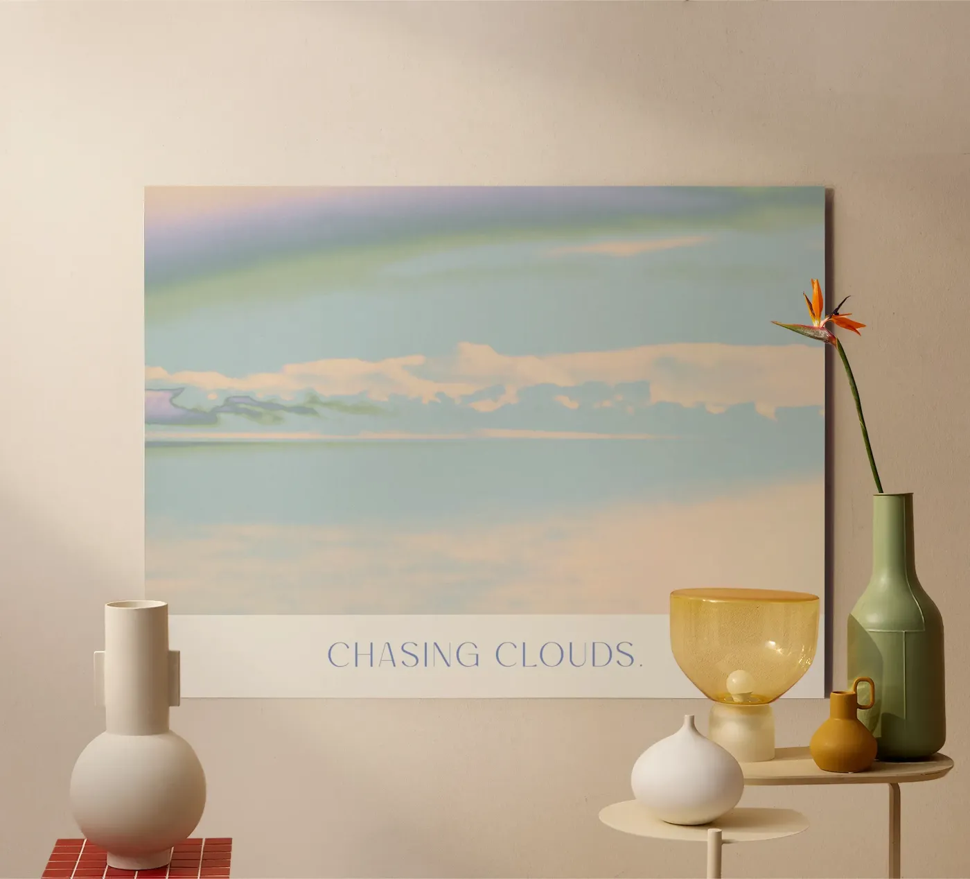 Chasing Clouds alluminio dibond da treechild