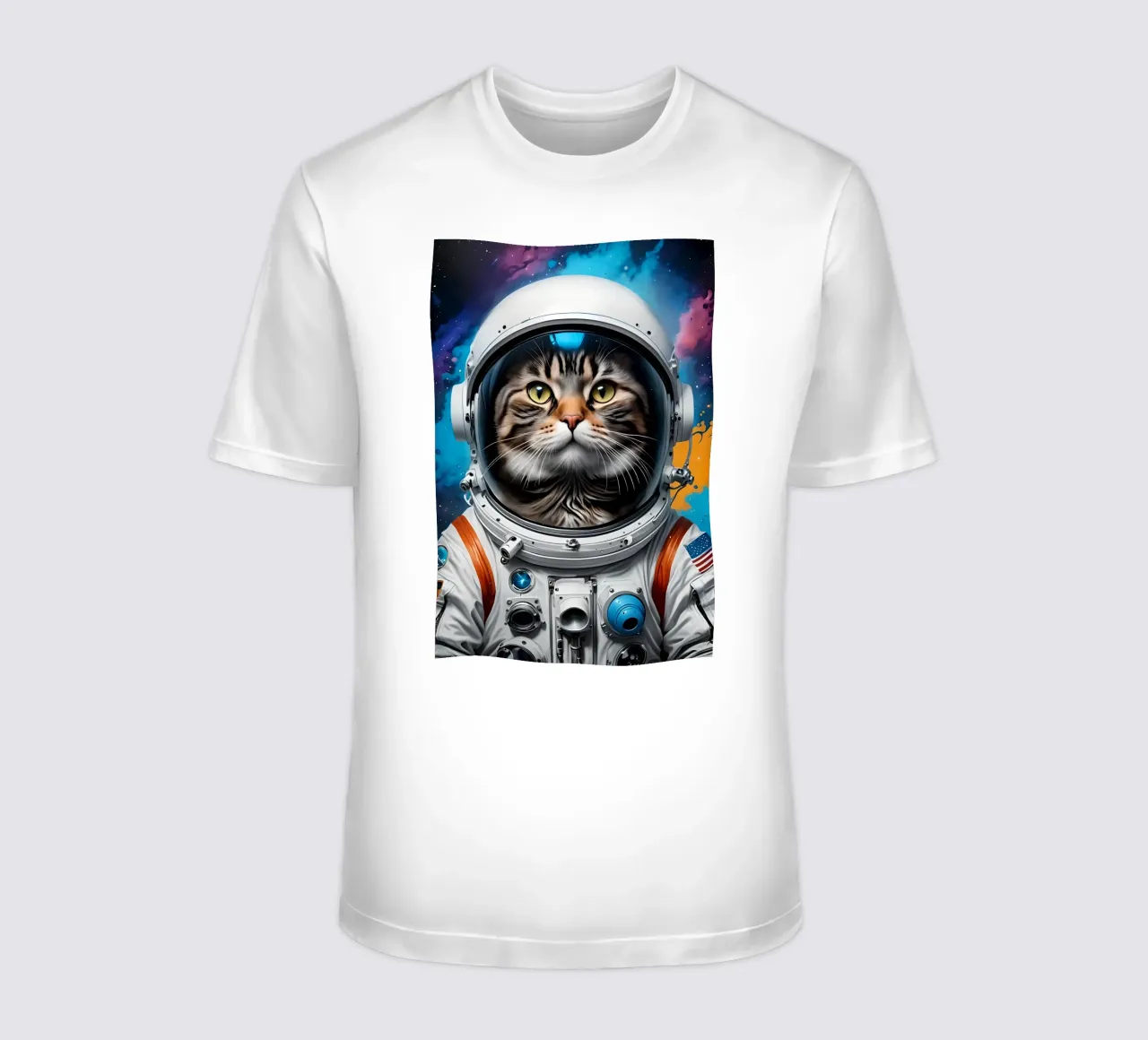 Astronaut cat t-shirt by MakArena