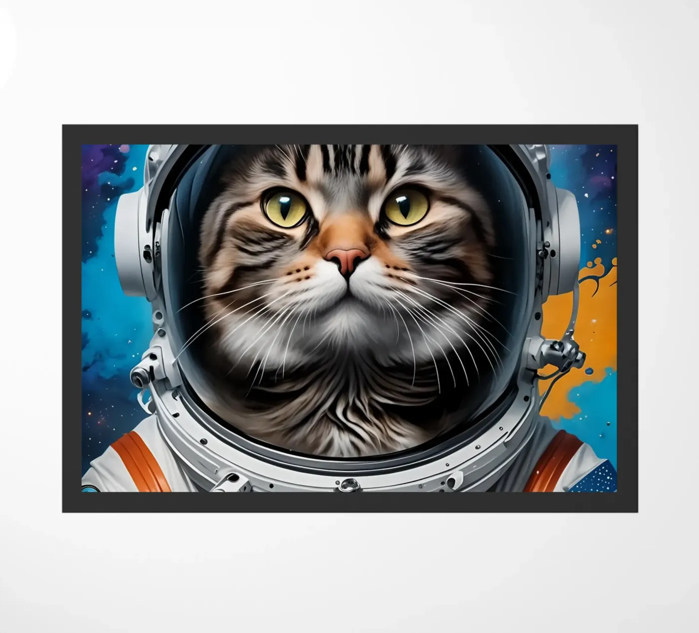 Astronaut cat doormat by MakArena