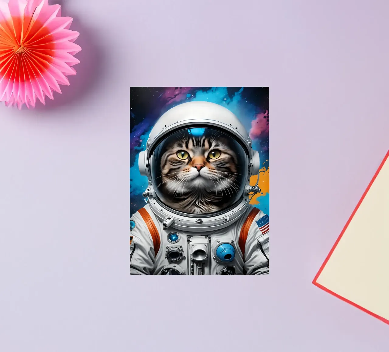 Astronautenkatze Sticker von MakArena