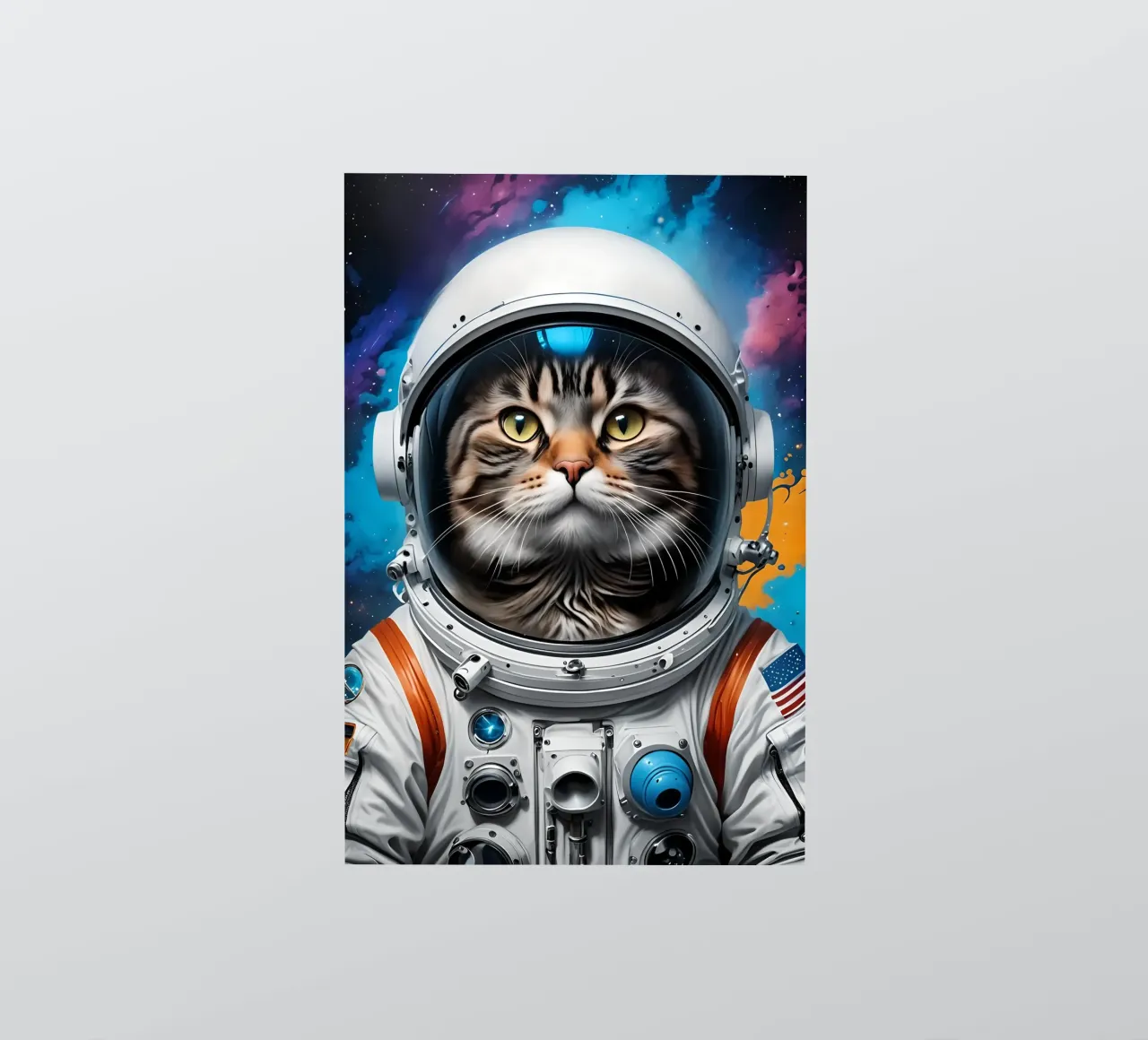 Astronautenkatze Sticker von MakArena