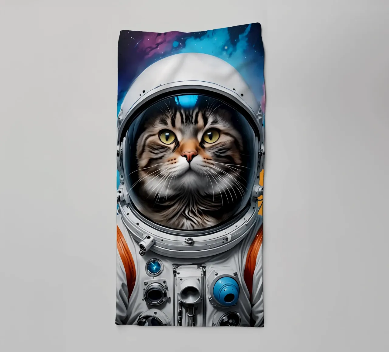 Astronaut cat towel by MakArena