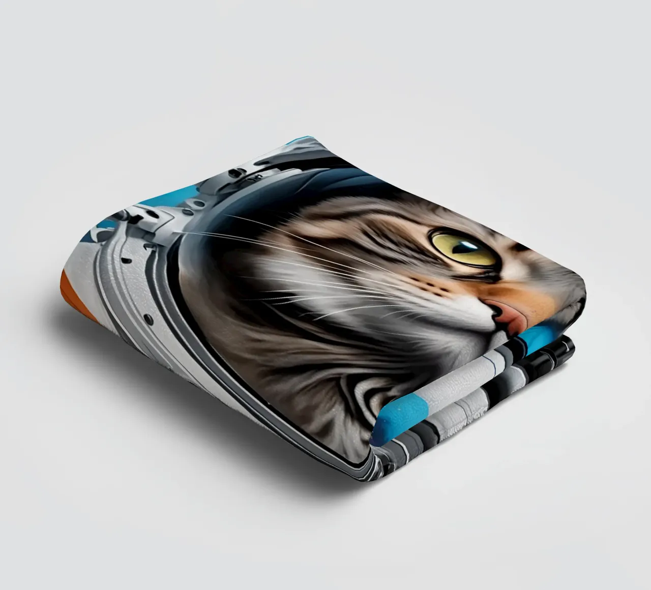 Astronaut cat towel by MakArena
