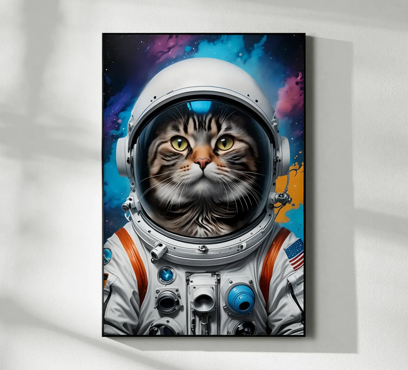 Gatto astronauta plexiglass da MakArena