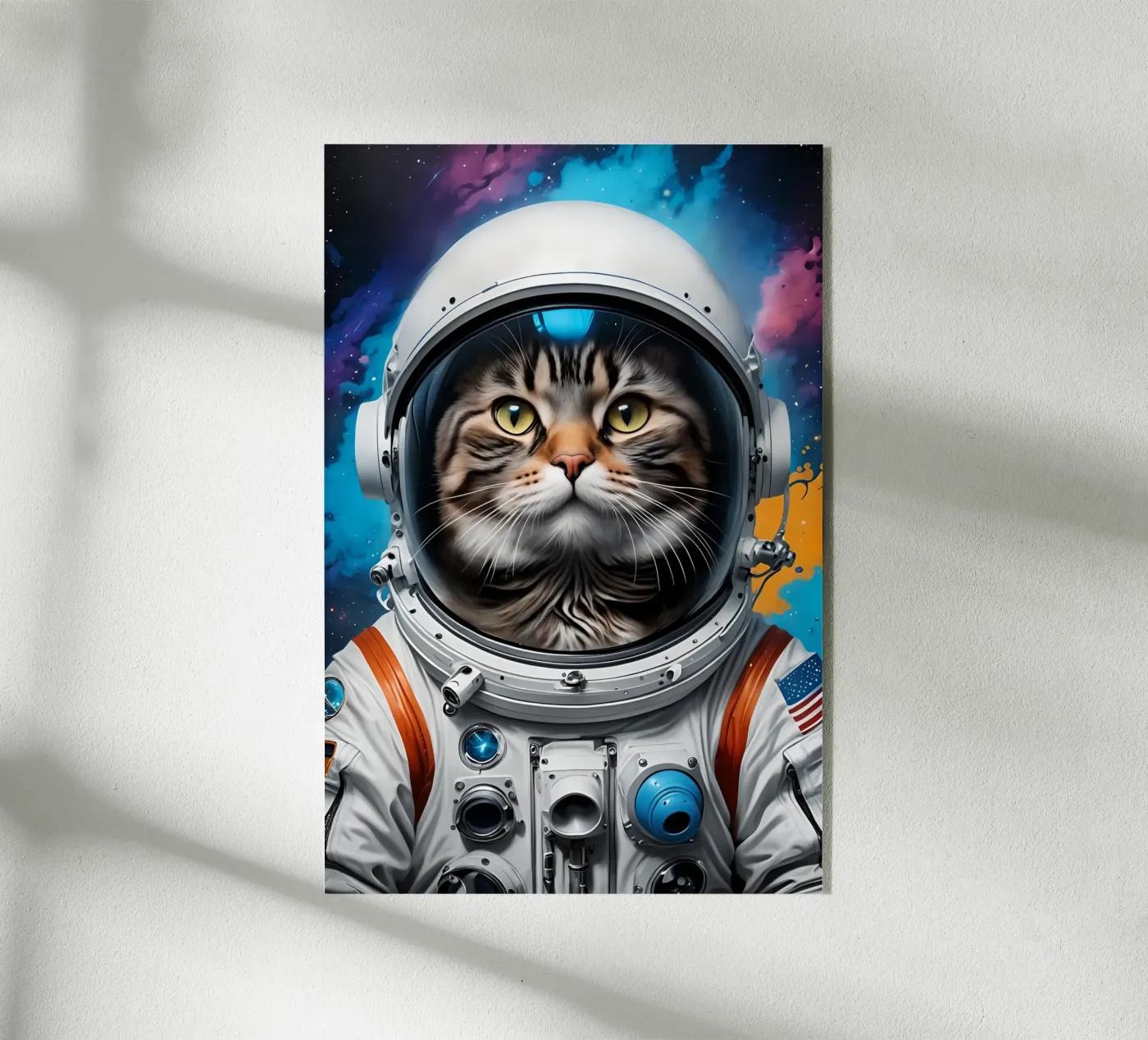Gatto astronauta plexiglass da MakArena