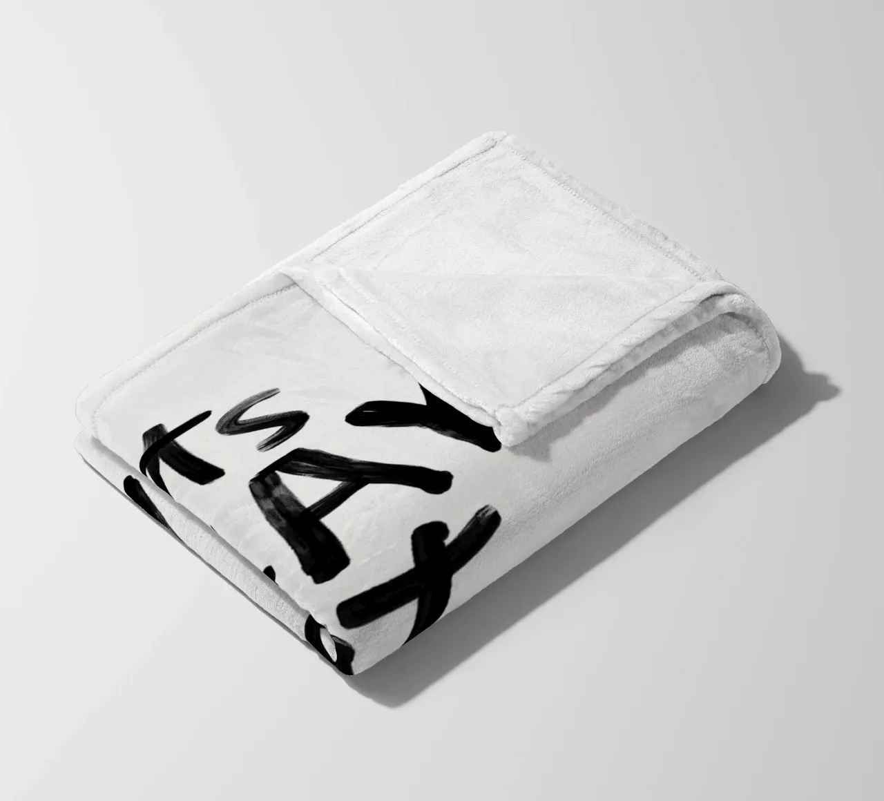 Va bene non fare tutto in bianco e nero tipografico coperta in pile da THE MOTIVATED TYPE