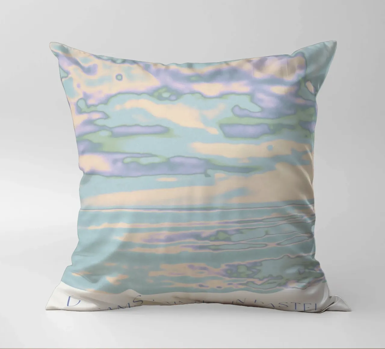 Dreams Painted In Pastel cuscino da treechild