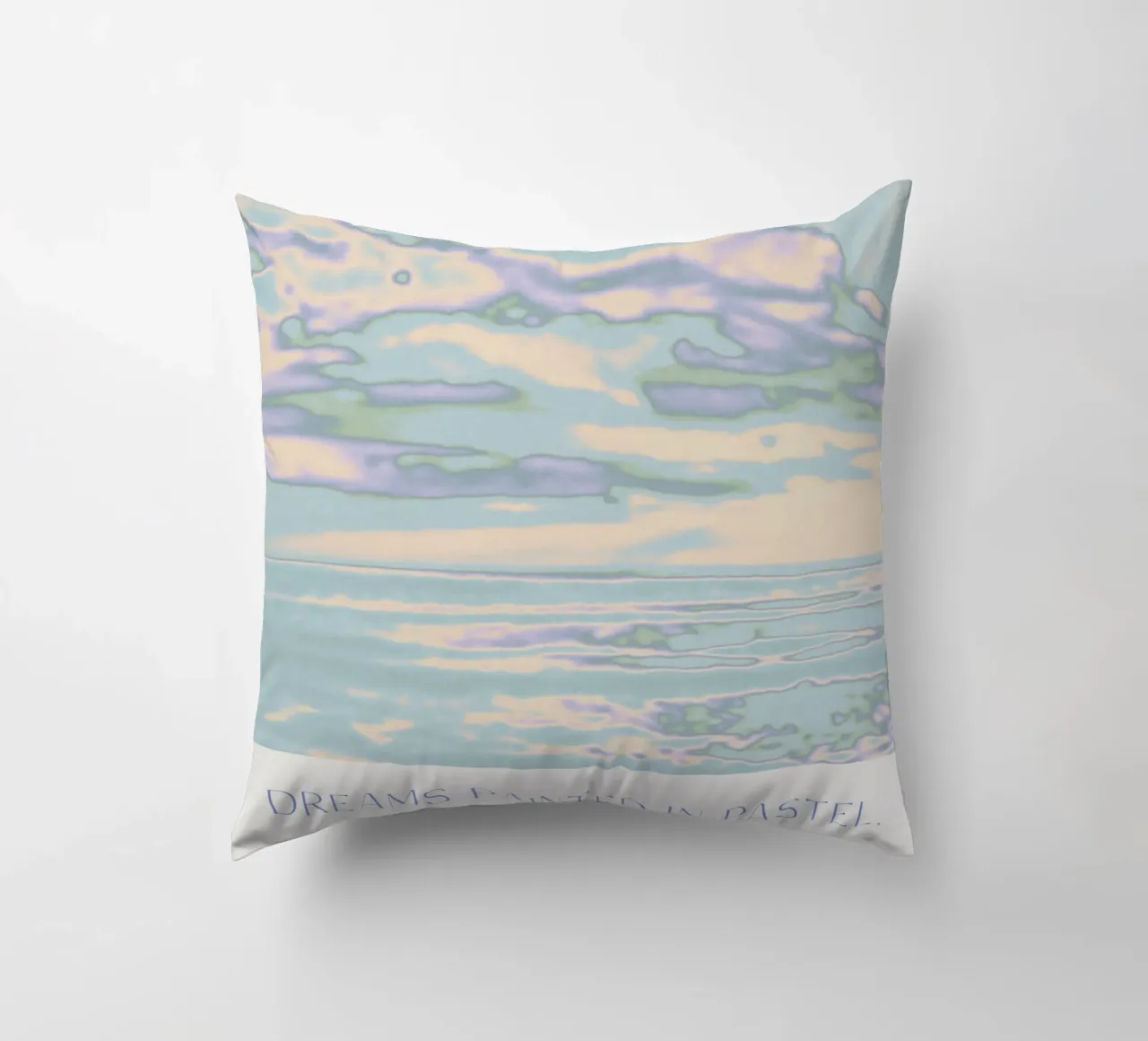 Dreams Painted In Pastel cuscino da treechild