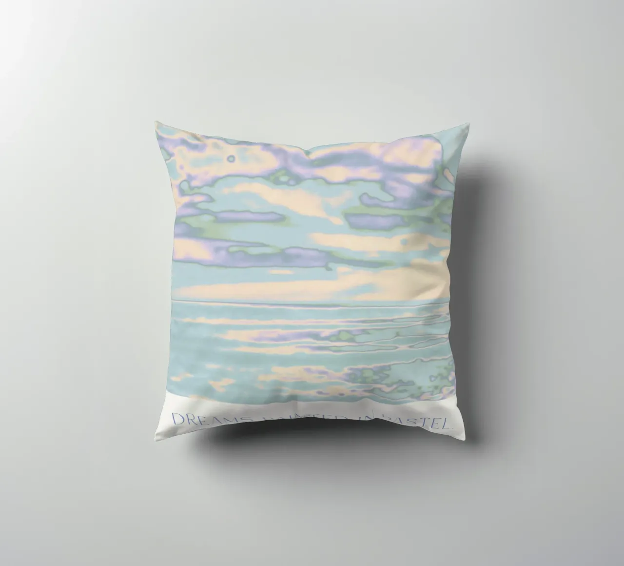 Dreams Painted In Pastel cuscino da treechild