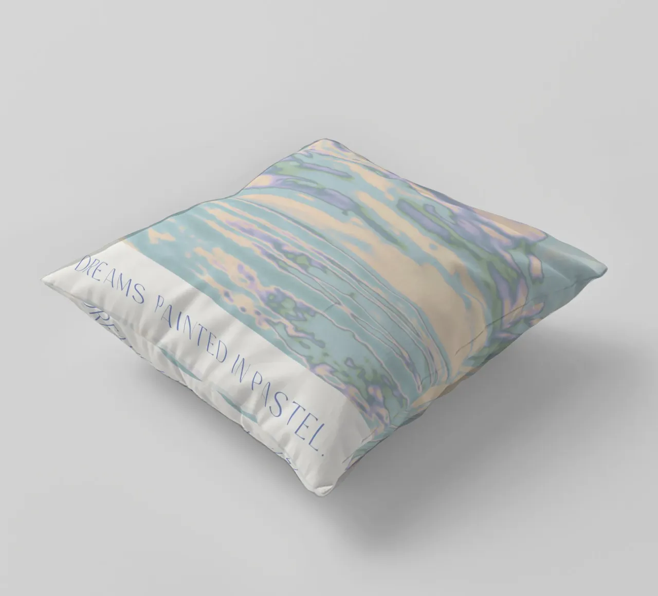 Dreams Painted In Pastel cuscino da treechild
