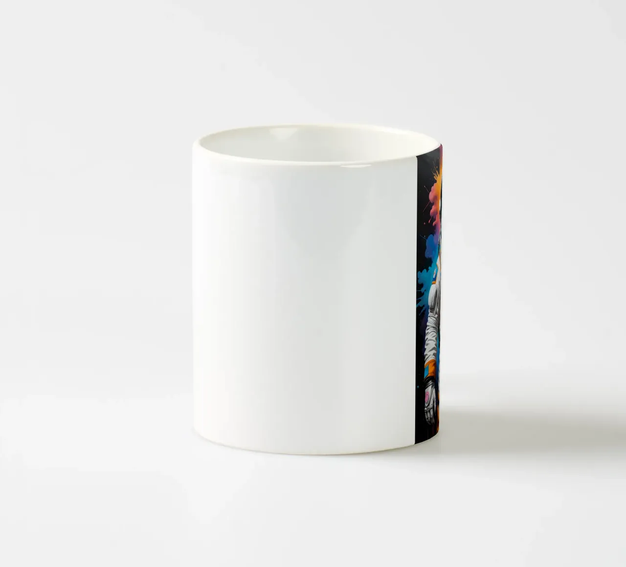 Lupo astronauta tazza in ceramica da MakArena
