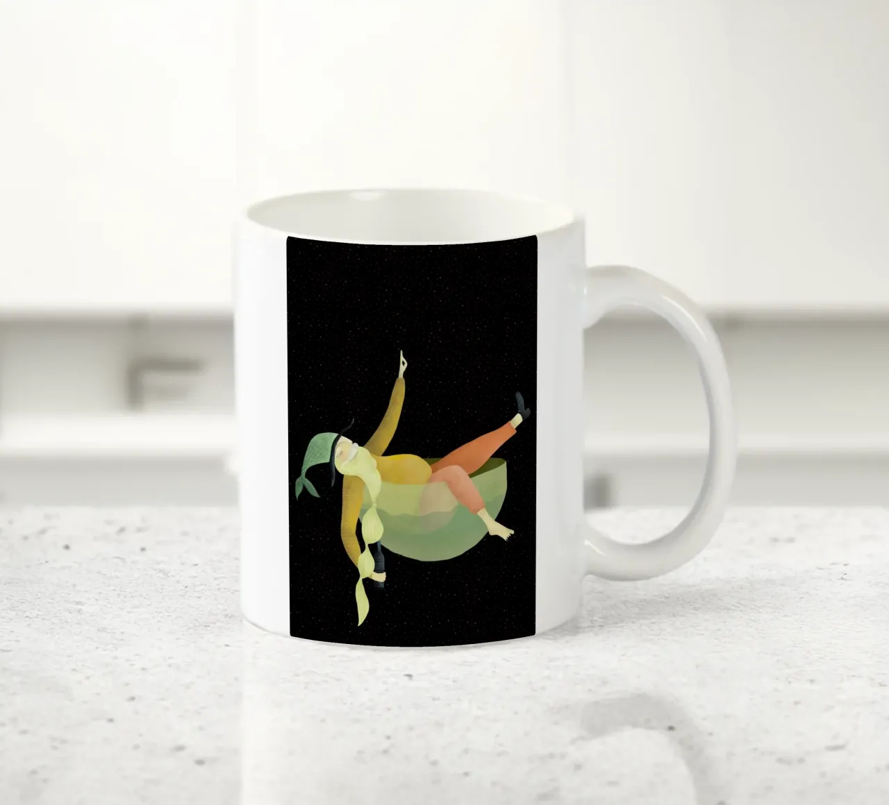 Drunk tazza in ceramica da Amalia Restrepo